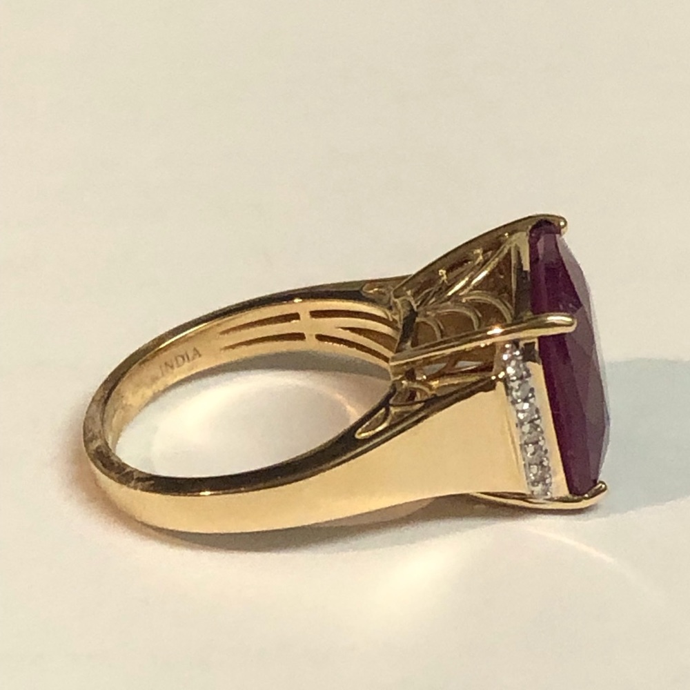 Ruby And Diamond Ring - image 2